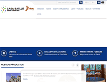 Tablet Screenshot of casabatllostore.com